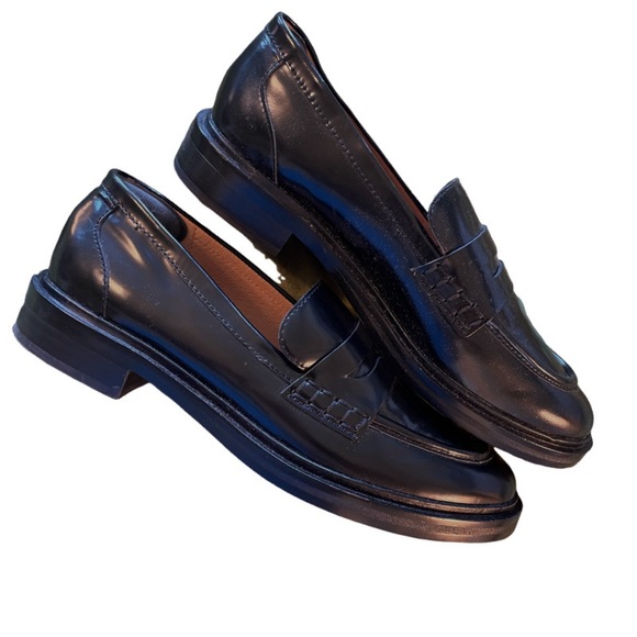 MADEWELL Ladies The Vernon Loafer Black Size 10 - Picture 2 of 4